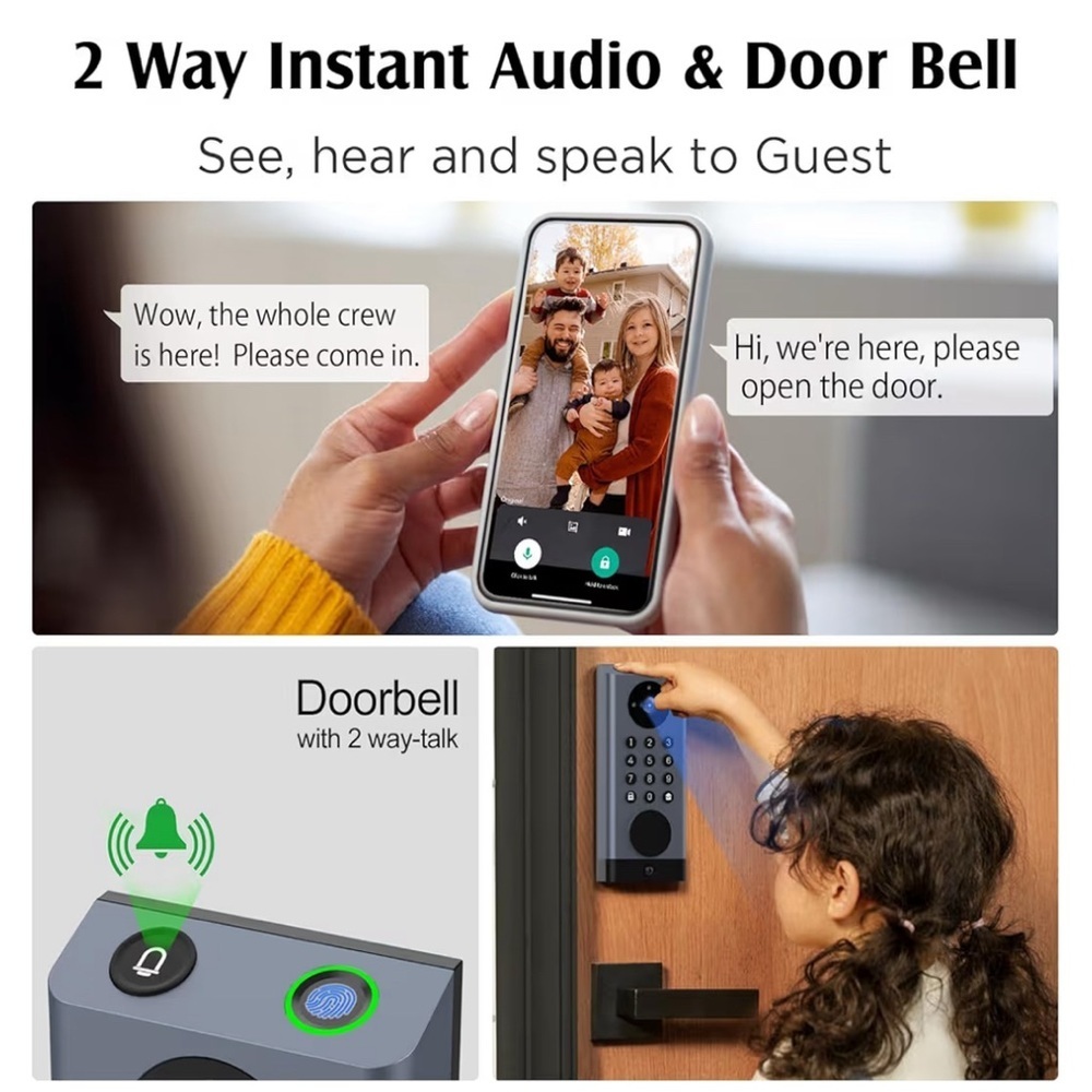 Smart Door Lock with Keypad and App Control 024 - Picture 3 of 7